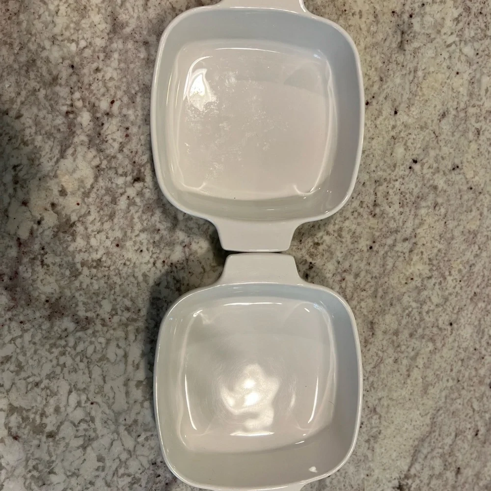 Corning Ware Spice of Life L'Echalote 1 Quart Casserole Set of 2 A-1-B USA